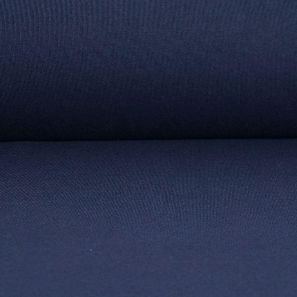 Heavy Sweat Stoff 82% CO uni dunkelblau